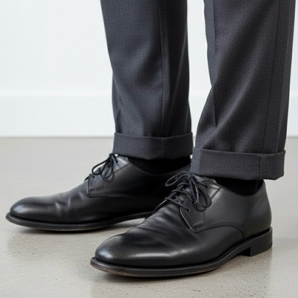 TO BOOT NEW YORK Winston Adam Derrick Black Leather Oxfords
